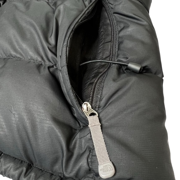 THE NORTH FACE Retro 1996 Black Nuptse 700 Down Puffer Jacket Coat Women's XL - Picture 13 of 16